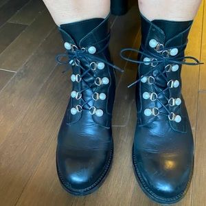 Booties combat boots style